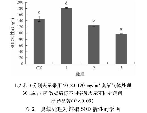 臭氧對辣椒種子萌發(fā)及生理指標(biāo)的影響